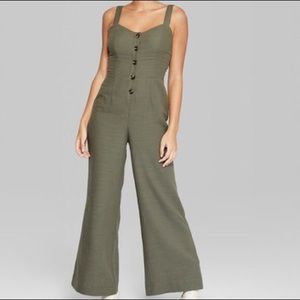 Wild Fable Green Jumpsuit